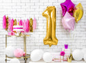 Number "1" Rose Gold Balloon - 34"