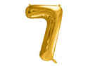 Foil Balloon Number 7 Gold