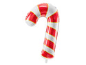 Foil Balloon Candy Cane, Red