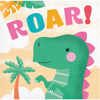 Dino ROAR! Cocktail Napkins