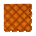 Fall Plaid Cocktail Napkin | Oh So Fancy Party