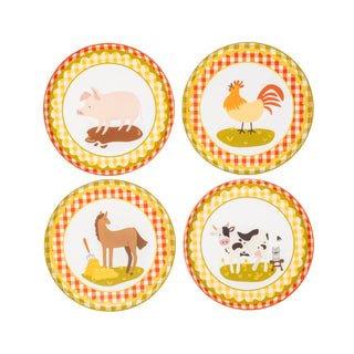 Farm Animal Dessert Plates | Oh So Fancy Party
