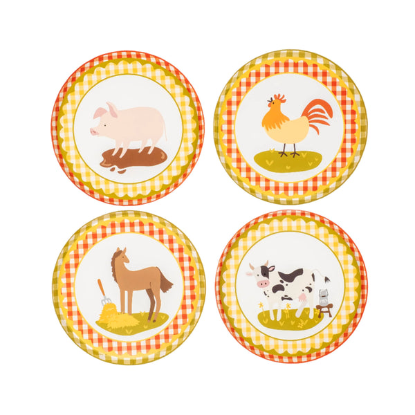 Farm Animal Dessert Plates | Oh So Fancy Party