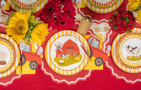Farm Animal Party Plate