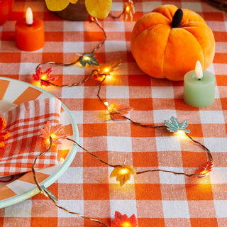Felt Leaf String Lights| Oh So Fancy Party