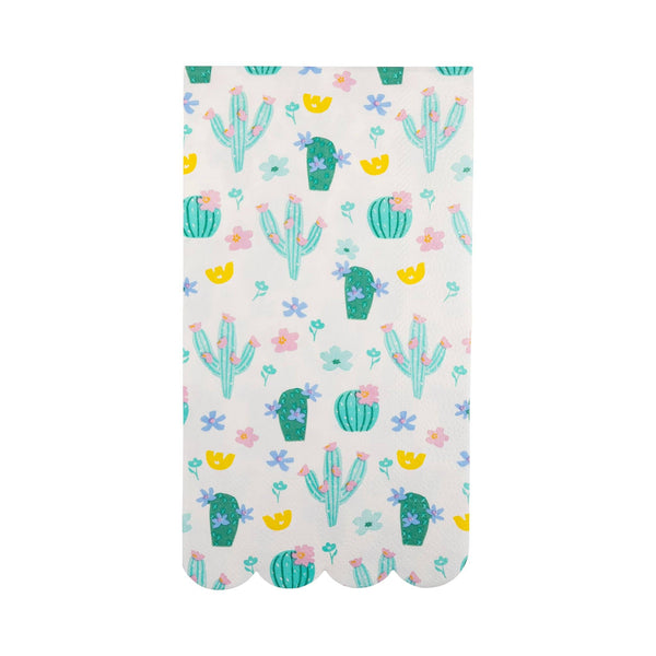 Fiesta Cacti Pattern Dinner Napkin | Oh So Fancy Party