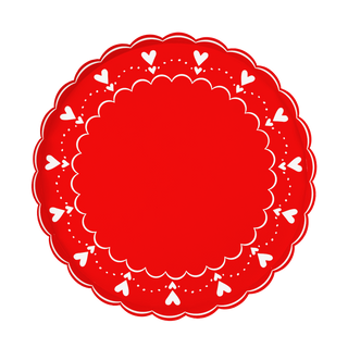 From the Heart Dinner Plates | Oh So Fancy Party