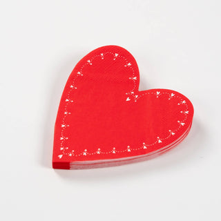 From the Heart Shaped Cocktail Napkins | Oh So Fancy Party