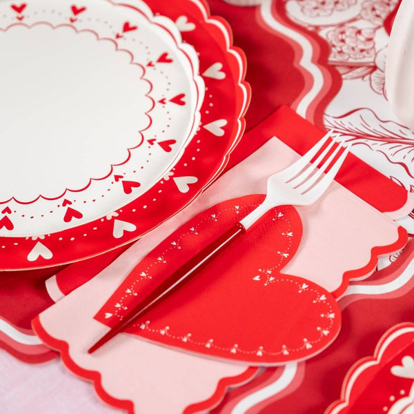 From the Heart Shaped Cocktail Napkins | Oh So Fancy Party