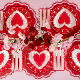 From the Heart Tablescape | Oh So Fancy Party
