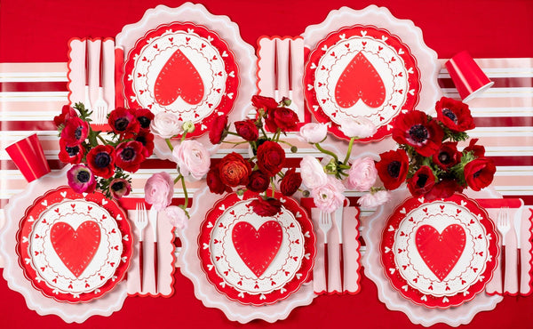 From the Heart Valentines Tablescape | Oh So Fancy Party