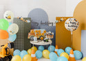 Banner Happy Birthday Construction Vehicles