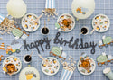 Banner Happy Birthday Construction Vehicles