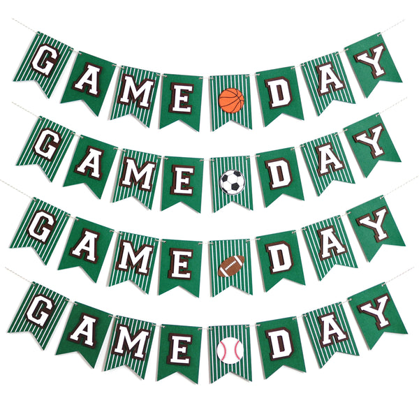 Game Day Banner Four Sports | Oh So Fancy Party