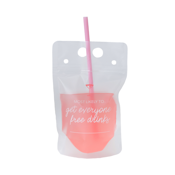 Camp Bachelorette Drink Pouch Set