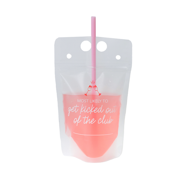 Camp Bachelorette Drink Pouch Set