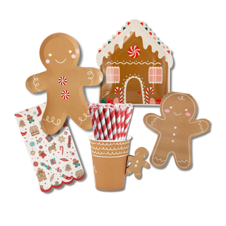 Gingerbread Tableware Bundle By Oh So Fancy Party