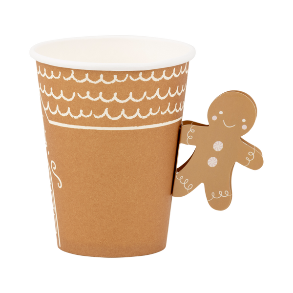 Gingerbread Boy Cups | Oh So Fancy Party