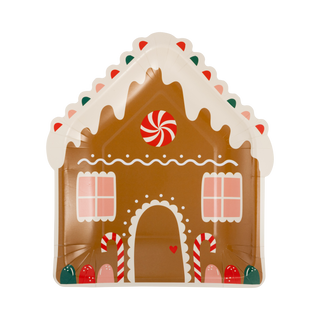 Gingerbread House Plates | Oh So Fancy Party