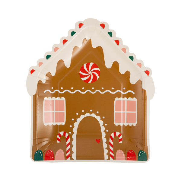 Gingerbread House Plates | Oh So Fancy Party