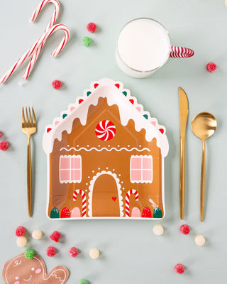 Gingerbread House Plates | Oh So Fancy Party