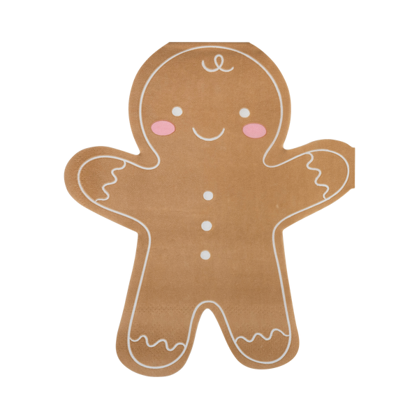 Gingerbread Man Napkins | Oh So Fancy Party