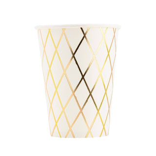 Gold Basketball Net Cups | Oh So Fancy Party