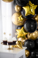 Gold Star Foil Balloons - Set of 5