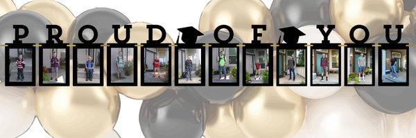 Graduation Decor Photo Display Banner