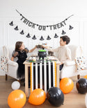 Halloween Party Cups and Banners - Oh So Fancy Party