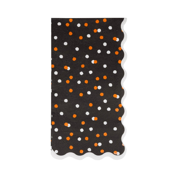 Halloween Polka Dot Napkins - Oh So Fancy Party