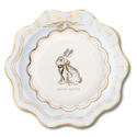 Happy Easter Bunny Gold Foil 8" Plate