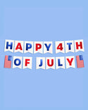 Wavy American Flag Plate
