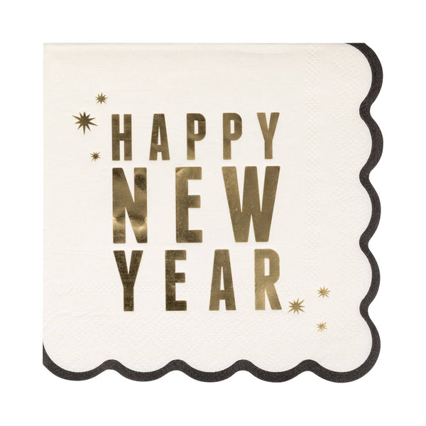 Happy New Year Cocktail Napkin | Oh So Fancy Party