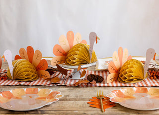 Honeycomb Turkey Centerpiece | Oh So Fancy Party