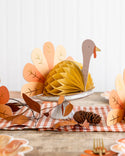 Honeycomb Turkey Centerpiece | Oh So Fancy Party