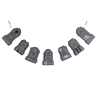 Humorous Headstone Felt Banner Garland Premium Quality Layered Bunting