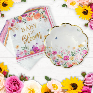 Baby in Bloom Dessert Shower Set