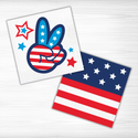 Peace and Patriotism Luncheon Napkins