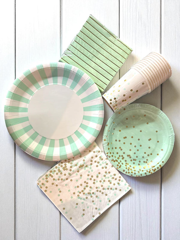 Mint & Gold Shower Bundle