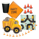 Orange Party Napkins - Halloween Construction Sports Party Napkins 16 Pack