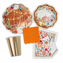 Watercolor Fall Pumpkin Tableware Bundle