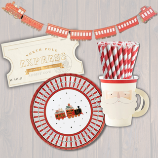 North Pole Express Christmas Train Party Bundle