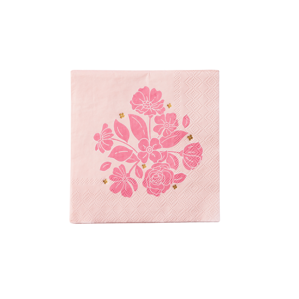 Petal Pink Elegant Floral Dessert Plates