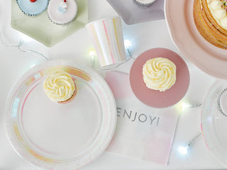 Iridescent Party Cups – Set of 12