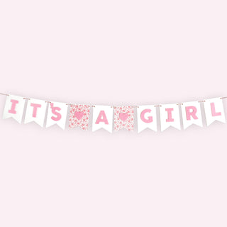 It's a Girl Felt Banner | Oh So Fancy Party
