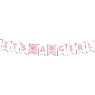It's A Girl Felt Banner | Oh So Fancy Party