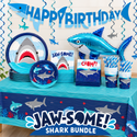Shark Birthday Party 81 Piece Bundle