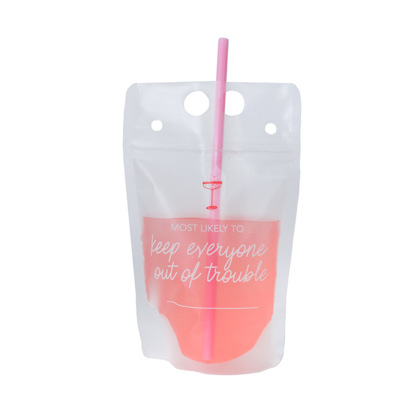 Camp Bachelorette Drink Pouch Set