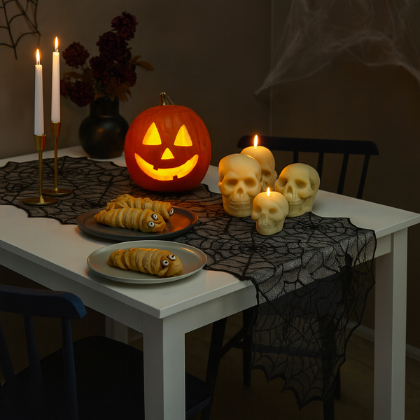 Lace Spider Web Table Runner